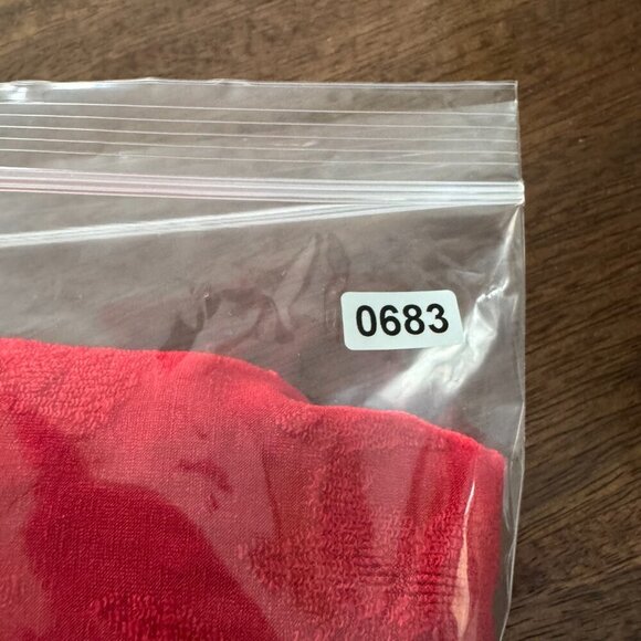 NWT Y2K Vintage Marian and Maral Floral Fiery Red Sleeveless long Dress Large - Picture 12 of 12